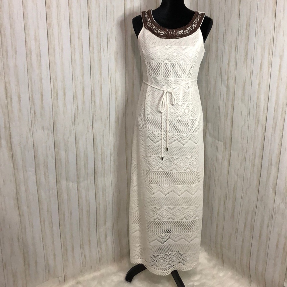Studio one beige 6 petite maxi women’s dress